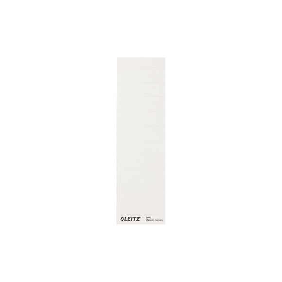 Leitz Beschriftungsschilder Alpha Weiß Karton für L2455 5 x 1,5 cm 100 Stück