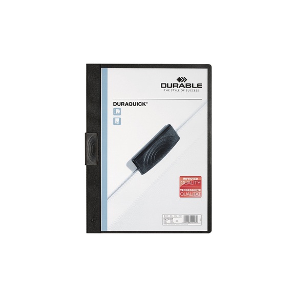 DURABLE Klemmmappe Duraquick® DIN A4 Schwarz