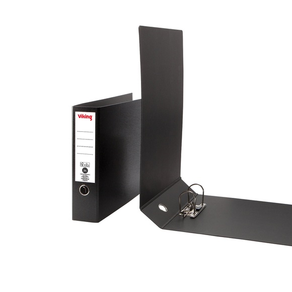 Office Depot Ordner 80 mm Karton 2 Ringe DIN A3 Schwarz