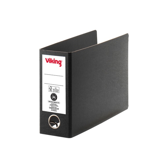 Office Depot Ordner 80 mm Glatt Karton 2 Ringe 500 Blatt DIN A5 Schwarz