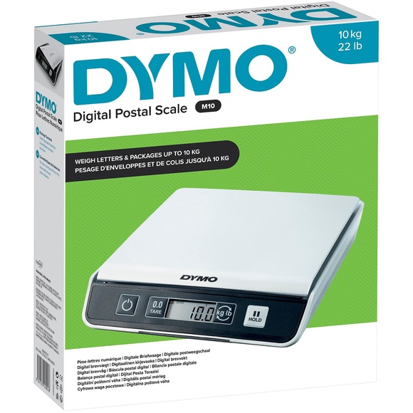 DYMO 606482 Briefwaage Wägebereich (max.) 10 kg Ablesbarkeit 2 g Silber