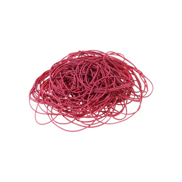 Office Depot Gummibänder 120 x 1,5 mm Ø 80 mm Rot 500 g