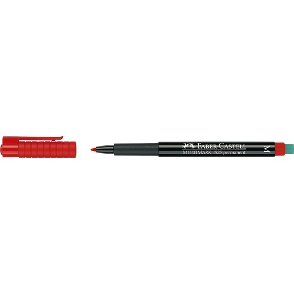 FABER-CASTELL OHP MULTIMARK M 152521 rot perm.