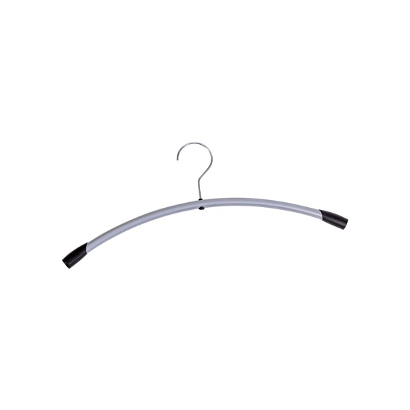 Maul Kleiderbügel 9452290 (B x H) 460 mm x 170 mm Stahl, Kunststoff Silber, Schwarz 6 St.