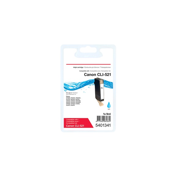 Kompatible Office Depot Canon CLI-521C Tintenpatrone Cyan