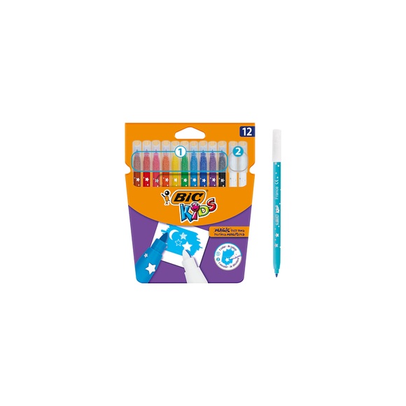 BIC Filzstifte Colour & Erase Farbig sortiert 12 Stück