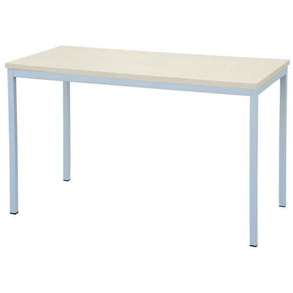 Niceday Konferenztisch Rechteckig Ahorn, Silber 1.600 x 800 x 750 mm