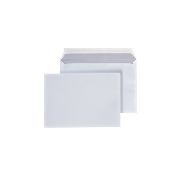 Hermes Briefumschläge C5 80 g/m² Weiss Ohne Fenster Abziehstreifen 500 Stück