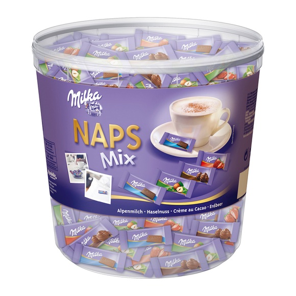 Milka Schokolade Naps Mix 207 Stück à 4.6 g
