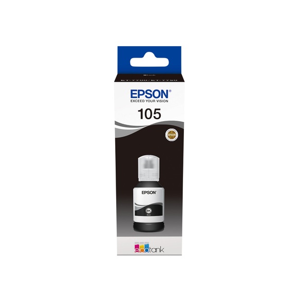 Original Tintenbehälter schwarz Epson E105, T00Q140