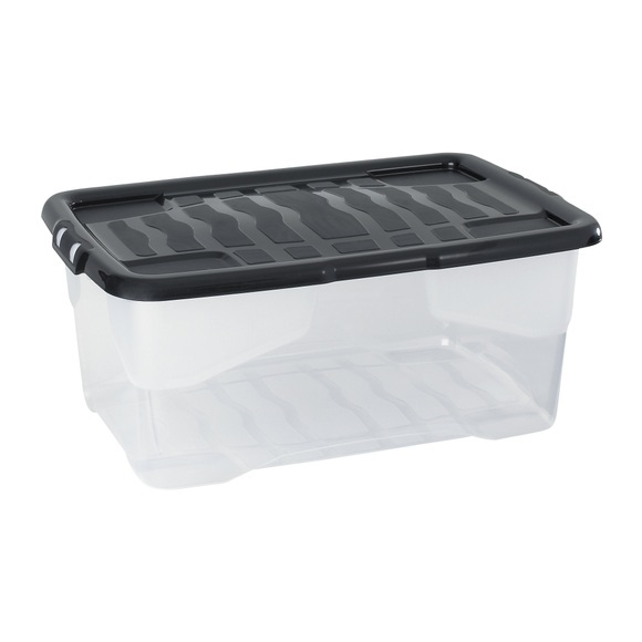 Aufbewahrungsbox Curve 42 L Transparent Polypropylen 60 x 40 x 25 cm