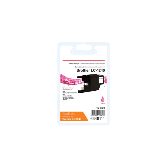 Kompatible Office Depot Brother LC1240M Tintenpatrone Magenta