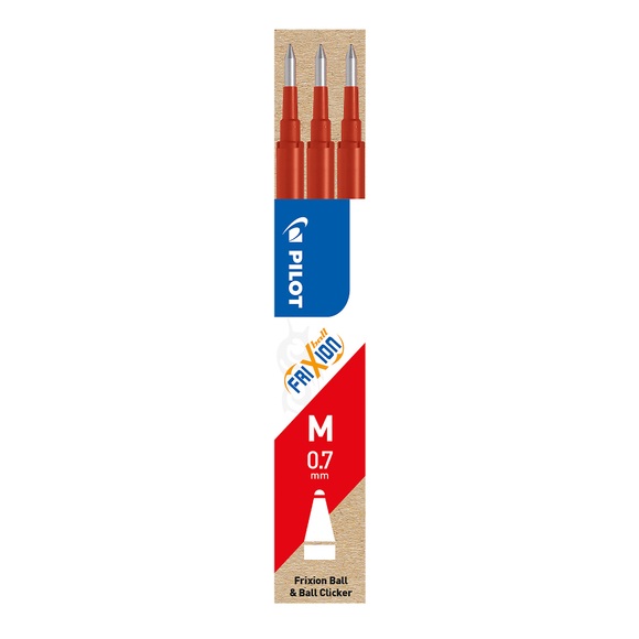 Pilots Pilot Patrone FriXion 3 x Rot, Medium (M)