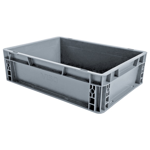 Viso Transportbox E4312 10 L Grau Polypropylen 40 x 30 x 12 cm
