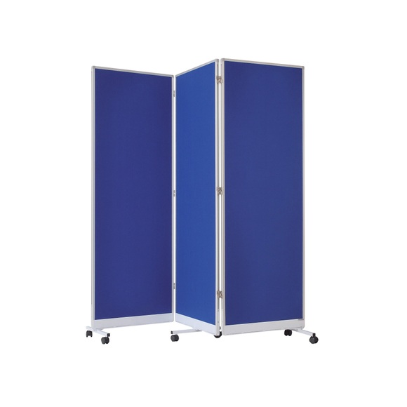 magnetoplan Präsentationswand faltbar und mobil HxBxT 1800 x 1810 x 370 mm