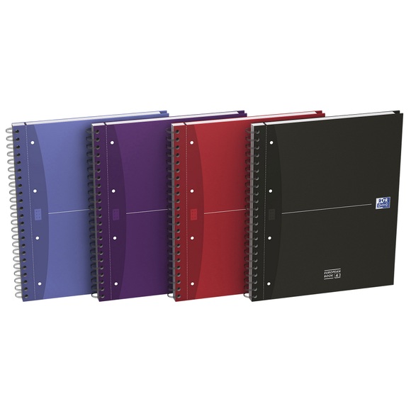 OXFORD European Book A4+ 100104738 kariert 5mm, 90g 120 Blatt