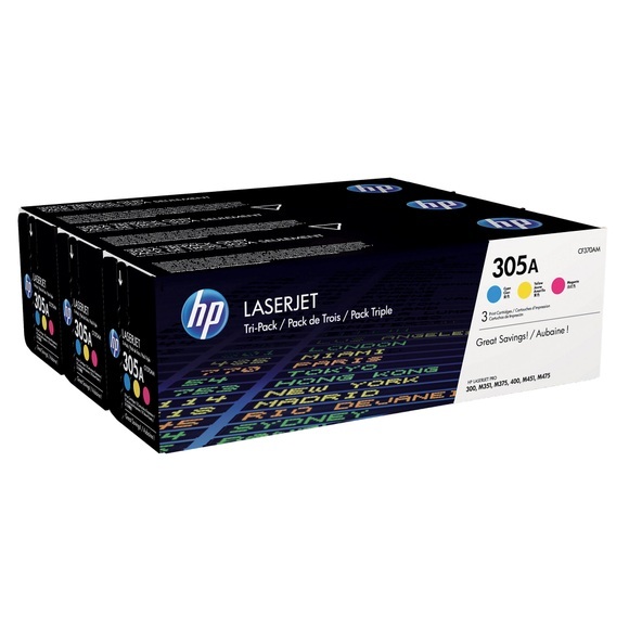 HP 305A Trio Pack (Cf370Am) Toner-Modul