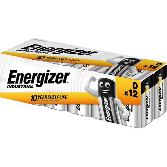 Mono (D)-Batterie Alkali-Mangan Energizer Industrial LR20 1.5 V 12 St.