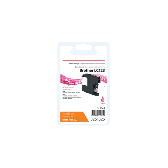 Kompatible Office Depot Brother LC123M Tintenpatrone Magenta