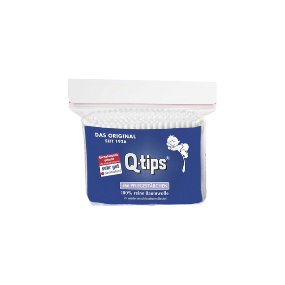 Q-tips Wattestäbchen Nachfüllpack 160 Stück