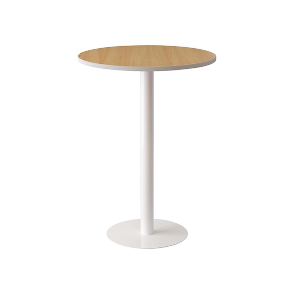 Paperflow Stehtisch Easydesk Buche, Weiss 800 x 800 x 1.100 mm