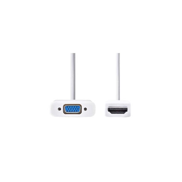 nedis 1 x HDMI-Anschluss auf 1 x VGA-Kabel 0,2 m Weiss