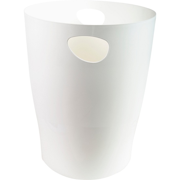 Office Depot Papierkorb Weiss 26 x 26 x 33,5 cm