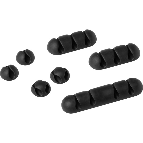 Durable Kabel-Clip Set CAVOLINE® CLIP MIX 504137 7 St. Graphit