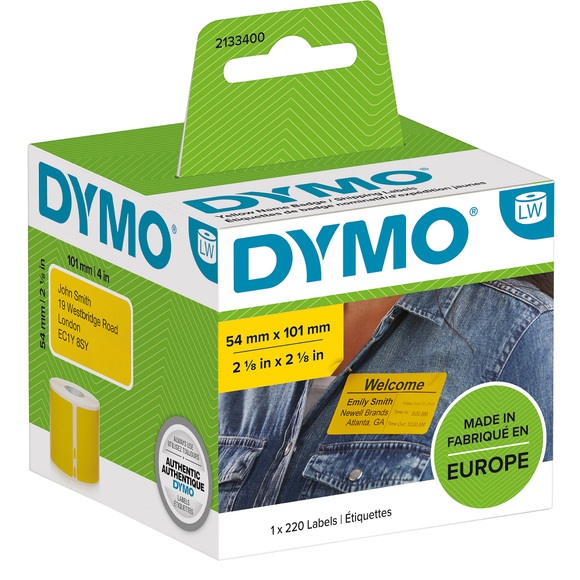 Dymo Versand-Etiketten 54 x 101 mm 220 St. schwarz-gelb