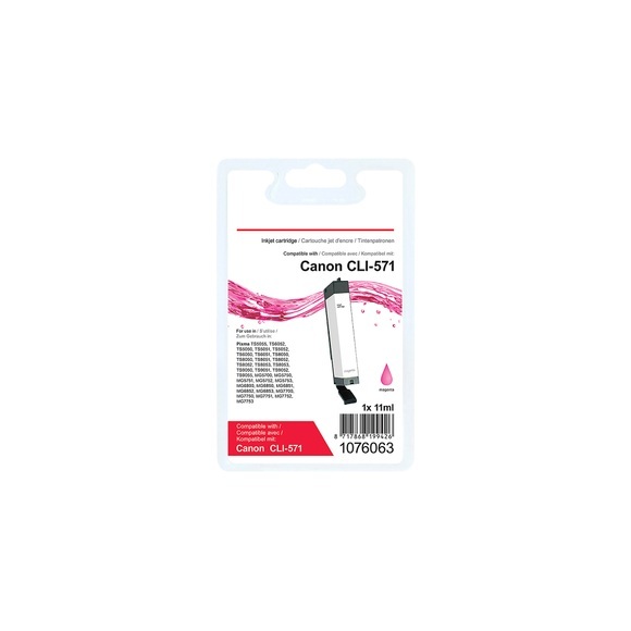 Office Depot Kompatibel Canon CLI-571 Tintenpatrone Magenta