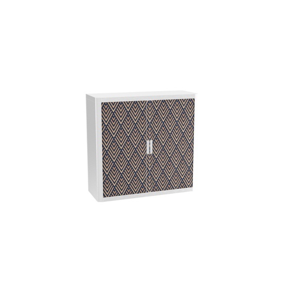 PAPERFLOW easyOffice 1M Rollladenschrank 1040x1100x415mm PERSO ART DECO - DUNKELHEIT