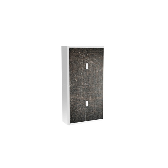 PAPERFLOW easyOffice 2M Rollladenschrank 2040x1100x415mm PERSO ALTEN LEDER