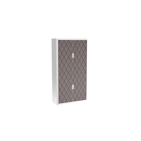 PAPERFLOW easyOffice 2M Rollladenschrank 2040x1100x415mm PERSO ART DECO - DUNKELHEIT