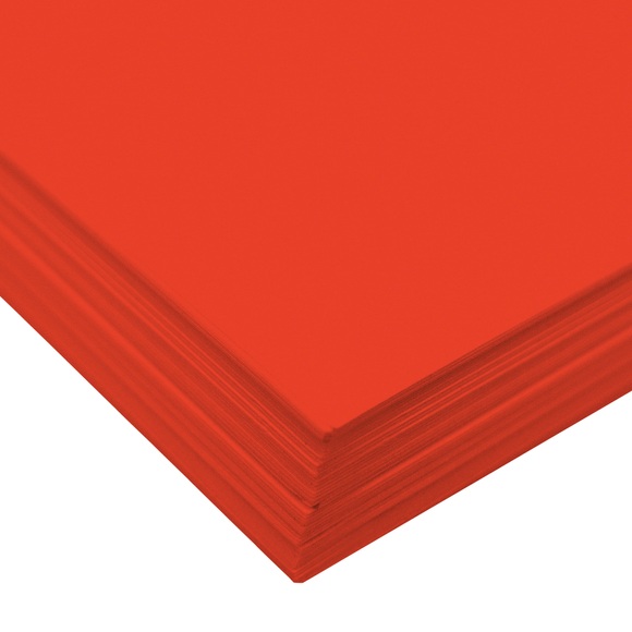  Ursus Tonzeichenpapier, A3, 130g, karminrot, 2174023, (100 Blatt) 