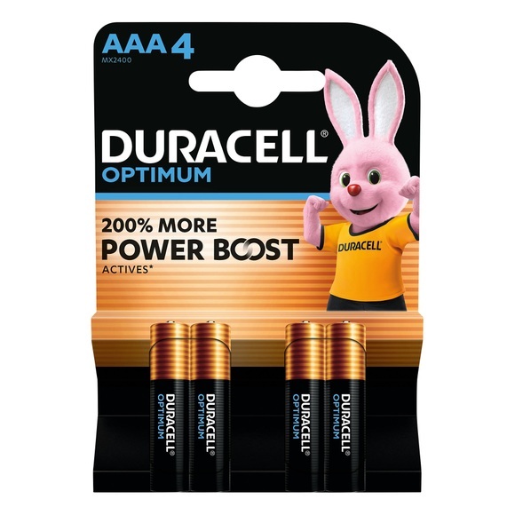 Duracell Batterien Optimum AAA/LR03 4 Stück