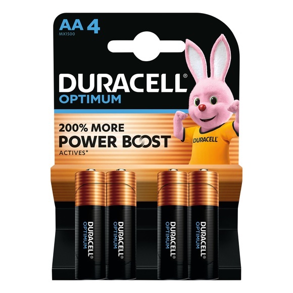 Duracell Batterien Optimum AA 4 1,5 V Stück