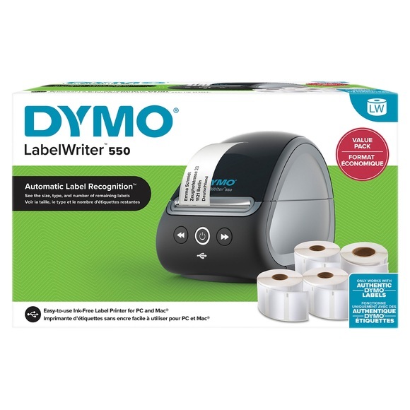 DYMO Labelwriter 550 Etiketten-Drucker Thermodirekt 300 x 300 dpi Etikettenbreite (max.): 61 mm USB