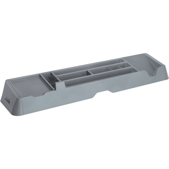 Exacompta Schreibtisch Organizer 67038D Polypropylen Grau 48,1 x 11,5 x 5,6 cm