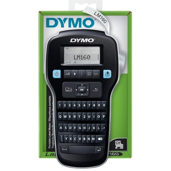 DYMO LabelManager 160 Beschriftungsgerät Geeignet für Schriftband: D1 6 mm, 9 mm, 12 mm
