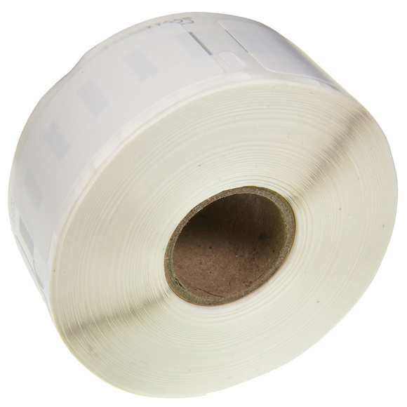 Etikettenrolle 5D11352-WT Schwarz, Weiss 76 (B) mm