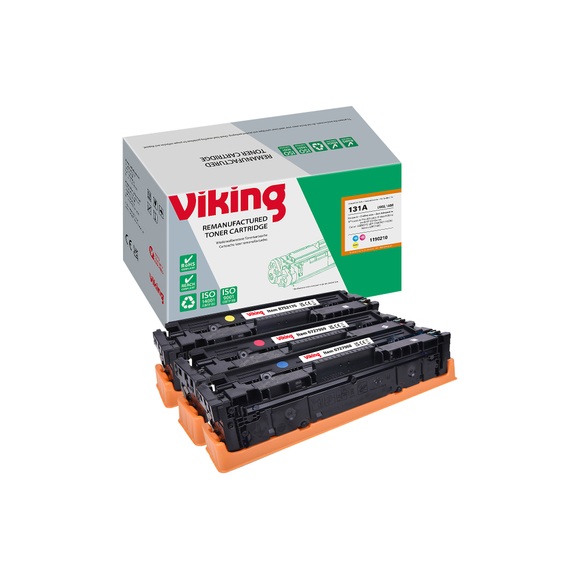 Viking Toner Kompatibel U0SL1AM Cyan, Gelb, Magenta 3 Stück