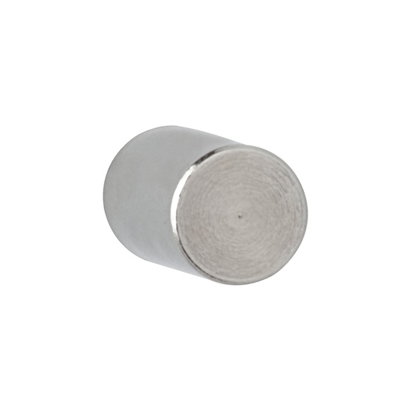Neodym-Stabgreifmagnet MAUL, Haftkraft 2,4 kg, 4 Stück, Ø 10 x H 20 mm, Stahlgehäuse, hellsilber