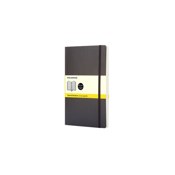 Moleskine soft, Large Size, Squared Notebook