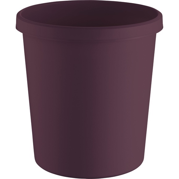 Papierkorb Helit The Green German, Volumen 18 l, umlaufender Griffrand, Recyclingkunststoff, rot