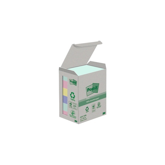 Post-it Haftnotizen Farbig Sortiert 38 x 51 mm 100 Blatt 6 Stück