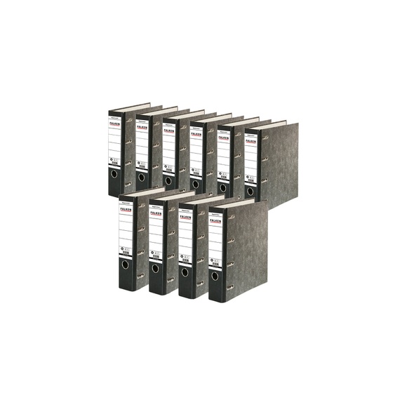 Falken Ordner 15026820000F A5 Schwarz 75 mm (B)