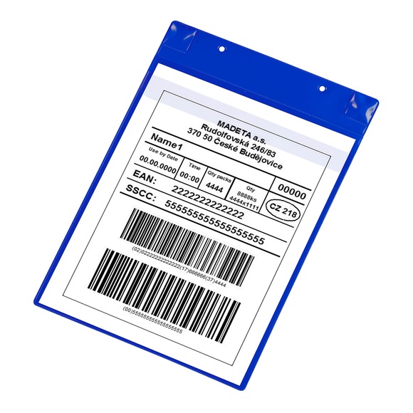 Tarifold Kennzeichnungshülle DIN A4 170101 Blau