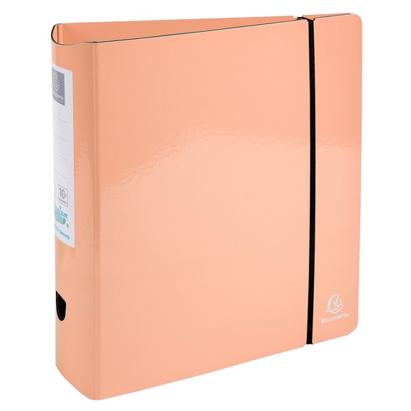 Exacompta Ordner Aquarel A4 80 mm Coral 80 53764E Beschichteter Karton Hochglanz