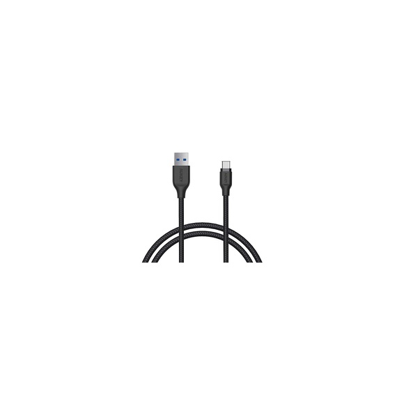 AUKEY Cable USB-A to USB-C, black CB-AC1 1,2 m Braided Nylon