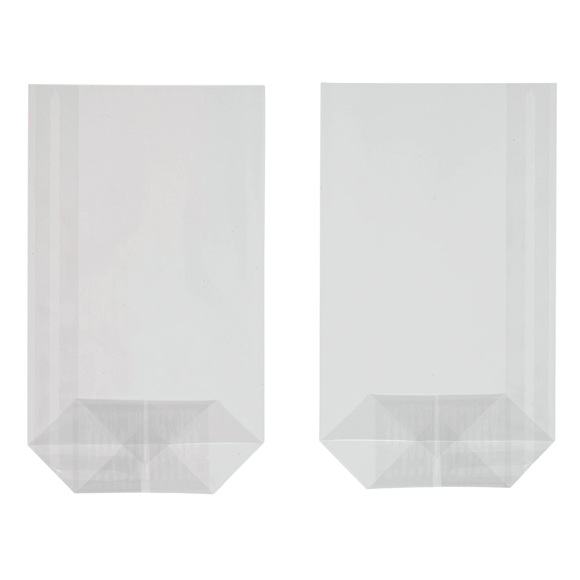 PAPSTAR Bodenbeutel Transparent 9,5 x 4 x 16 cm 10 Stück